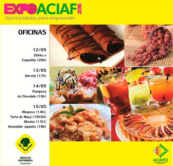 Núcleo de Gastronomia da o toque do sabor na Expo ACIAF