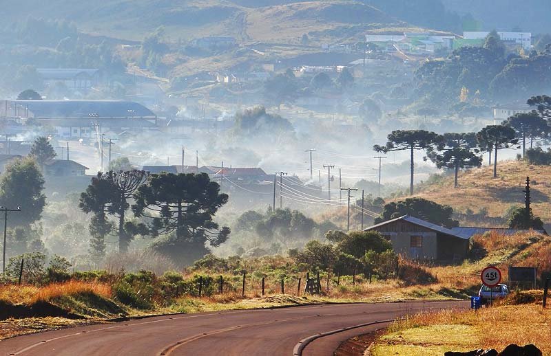 Urupema na Serra Catarinense tem a alvorada mais gelada do ano