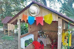 Festa Junina no Sítio Canto dos Pássaros na área rural de Joinville