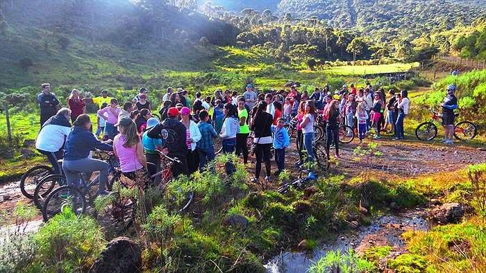 Passeio Ciclístico e a Caminhada Ecológica em Urupema