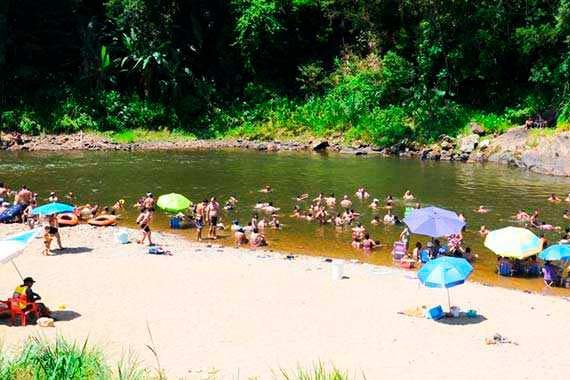 Área rural de Joinville ótima opção no Carnaval