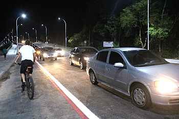 Nova Ponte liga os bairros Rau e Amizade em Jaraguá do Sul